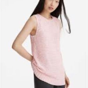 Lou & Grey Women’s Pink Stitchy Sleeveless Sweater Tunic